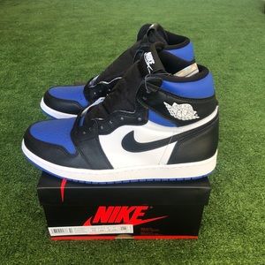 New Air Jordan 1 Retro High Royal Toe Size 10